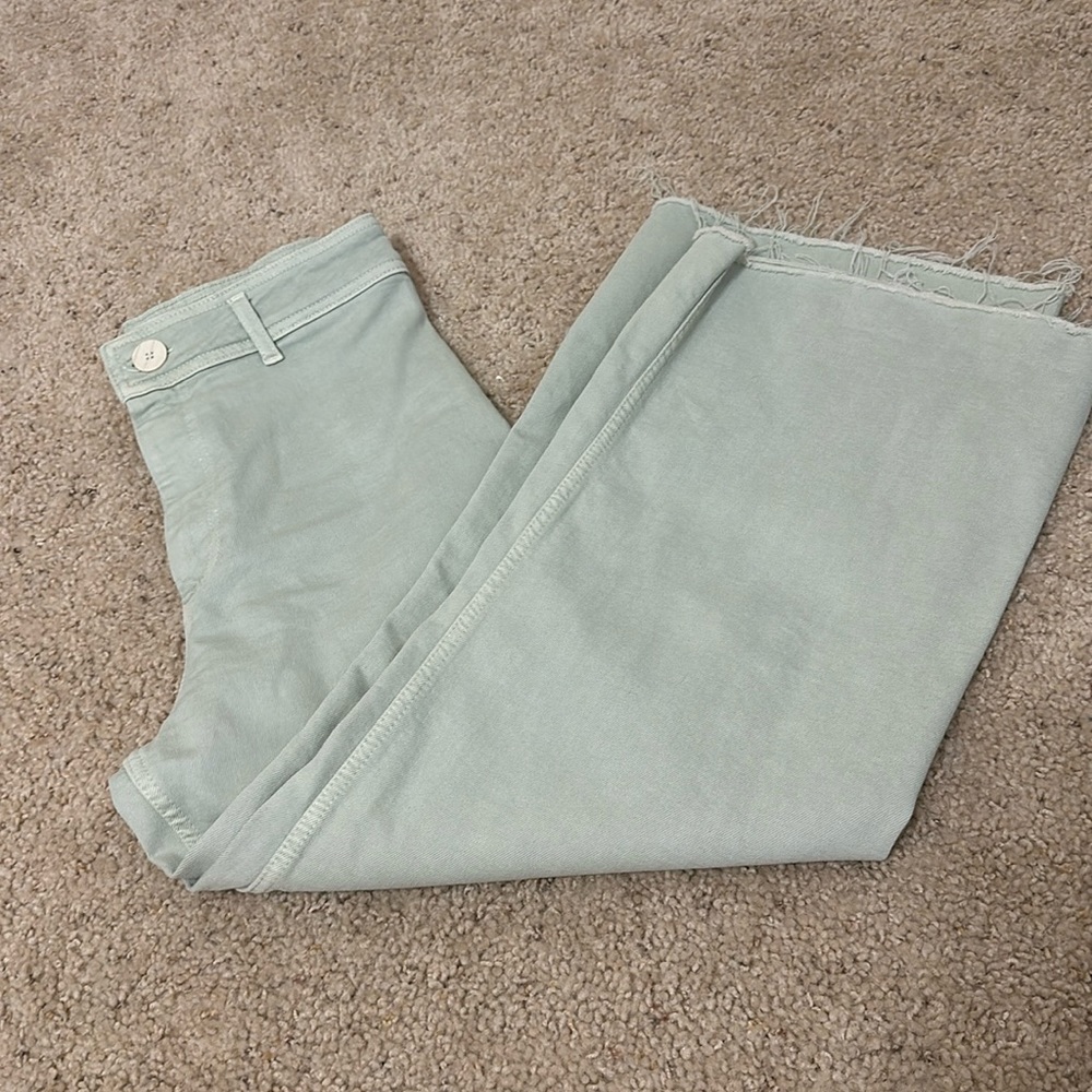 ZARA HIGH-WAISTED THE MARINE STRAIGHT JEANS 6